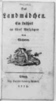 Landmädchen : Ein Lustspiel in fünf Aufzügen