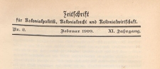 Zeitschrift für Kolonialpolitik, Kolonialrecht und Kolonialwirtschaft, 1909 nr 2