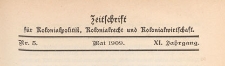 Zeitschrift f&uuml;r Kolonialpolitik, Kolonialrecht und Kolonialwirtschaft, 1909 nr 5