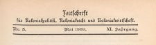 Zeitschrift für Kolonialpolitik, Kolonialrecht und Kolonialwirtschaft, 1909 nr 5