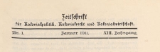 Zeitschrift für Kolonialpolitik, Kolonialrecht und Kolonialwirtschaft, 1911 nr 1