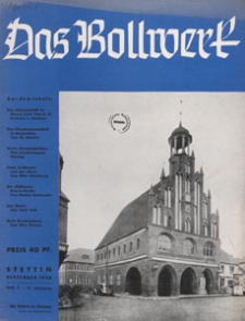 Das Bollwerk : die NS Monatszeitschrift Pommerns, 1940 H 9