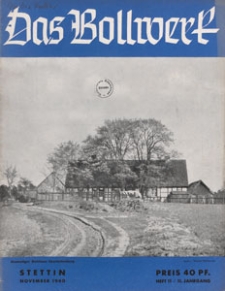 Das Bollwerk : die NS Monatszeitschrift Pommerns, 1940 H 11