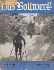 Das Bollwerk : die NS Monatszeitschrift Pommerns, 1939 H 1