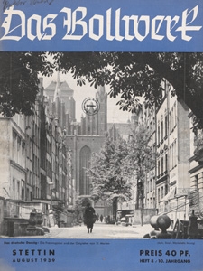 Das Bollwerk : die NS Monatszeitschrift Pommerns, 1939 H 8