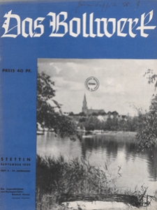 Das Bollwerk : die NS Monatszeitschrift Pommerns, 1939 H 9