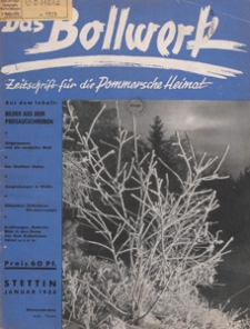 Das Bollwerk : die NS Monatszeitschrift Pommerns, 1938 H 1