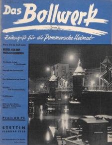 Das Bollwerk : die NS Monatszeitschrift Pommerns, 1938 H 2