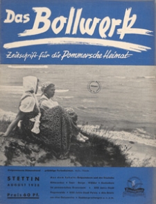 Das Bollwerk : die NS Monatszeitschrift Pommerns, 1938 H 8