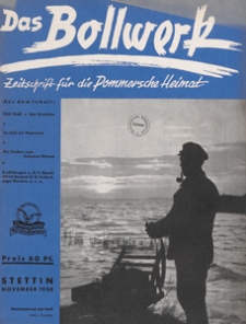 Das Bollwerk : die NS Monatszeitschrift Pommerns, 1938 H 11