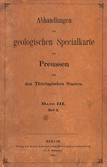Abhandlungen zur Geologischen Specialkarte von Preussen und den Thüringischen Staaten 1881 Bd. 3, H. 2
