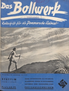 Das Bollwerk : die NS Monatszeitschrift Pommerns, 1937 H 6