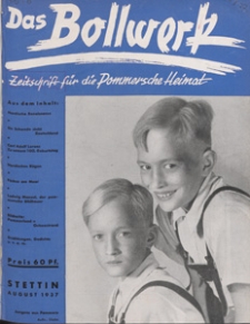 Das Bollwerk : die NS Monatszeitschrift Pommerns, 1937 H 8