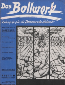 Das Bollwerk : die NS Monatszeitschrift Pommerns, 1937 H 11