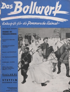 Das Bollwerk : die NS Monatszeitschrift Pommerns, 1937 H 12