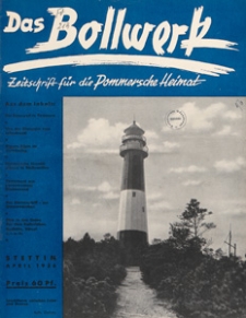 Das Bollwerk : die NS Monatszeitschrift Pommerns, 1936 H 4