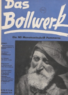 Das Bollwerk : die NS Monatszeitschrift Pommerns, 1934 H 1
