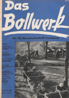 Das Bollwerk : die NS Monatszeitschrift Pommerns, 1934 H 2