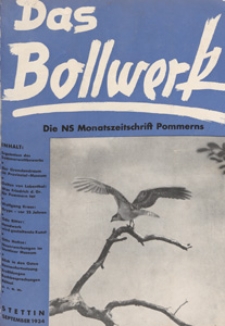 Das Bollwerk : die NS Monatszeitschrift Pommerns, 1934 H 8