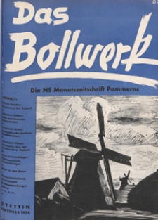 Das Bollwerk : die NS Monatszeitschrift Pommerns, 1934 H 9