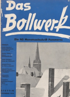 Das Bollwerk : die NS Monatszeitschrift Pommerns, 1934 H 11