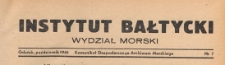 Komunikat Gospodarczego Archiwum Morskiego, 1945 nr 7