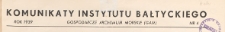 Komunikaty Instytutu Bałtyckiego, 1939 nr 4