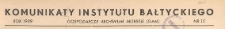 Komunikaty Instytutu Bałtyckiego, 1939 nr 15