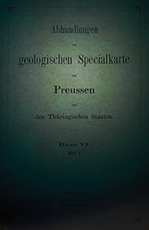 Abhandlungen zur Geologischen Specialkarte von Preussen und den Thüringischen Staaten 1884 Bd. 6, H. 1