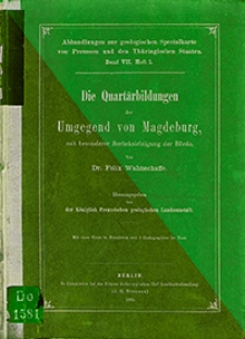 Abhandlungen zur Geologischen Specialkarte von Preussen und den Thüringischen Staaten 1885 Bd. 7, H. 1