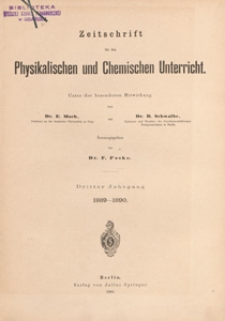 Zeitschrift für den Physikalischen und Chemischen Unterricht, 1889-1890 H 6