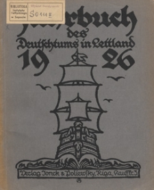 Jahrbuch und Kalender des Deutschtums in Lettland