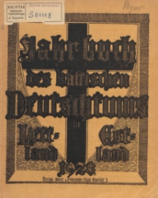 Jahrbuch des Baltischen Deutschtums in Lettland und Estland, 1928