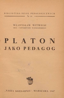 Platon jako pedagog