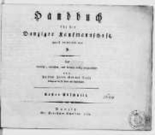 Handbuch f&uuml;r die Danziger Kaufmannschaft.