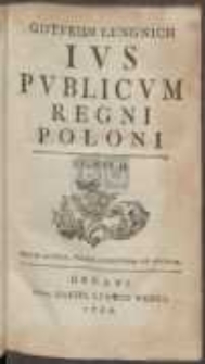 Gotfridi Lengnich Ivs Pvblicvm Regni Poloni. T. 2