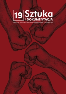 Sztuka i Dokumentacja nr 19, 2018