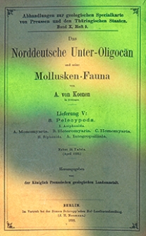 Abhandlungen zur Geologischen Specialkarte von Preussen und den Thüringischen Staaten 1893 Bd. 10, H. 5
