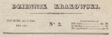 Dziennik Krakowski, 1834.07.03 nr 2