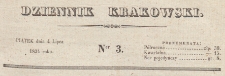Dziennik Krakowski, 1834.07.04 nr 3