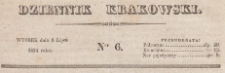Dziennik Krakowski, 1834.07.08 nr 6