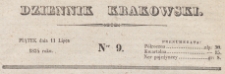 Dziennik Krakowski, 1834.07.11 nr 9