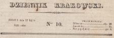 Dziennik Krakowski, 1834.07.12 nr 10