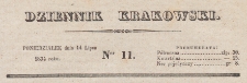Dziennik Krakowski, 1834.07.14 nr 11