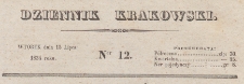 Dziennik Krakowski, 1834.07.15 nr 12