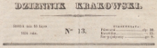 Dziennik Krakowski, 1834.07.16 nr 13