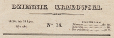 Dziennik Krakowski, 1834.07.23 nr 18
