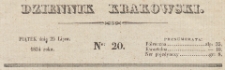 Dziennik Krakowski, 1834.07.25 nr 20