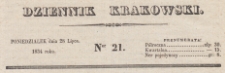 Dziennik Krakowski, 1834.07.28 nr 21