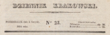 Dziennik Krakowski, 1834.08.04 nr 23